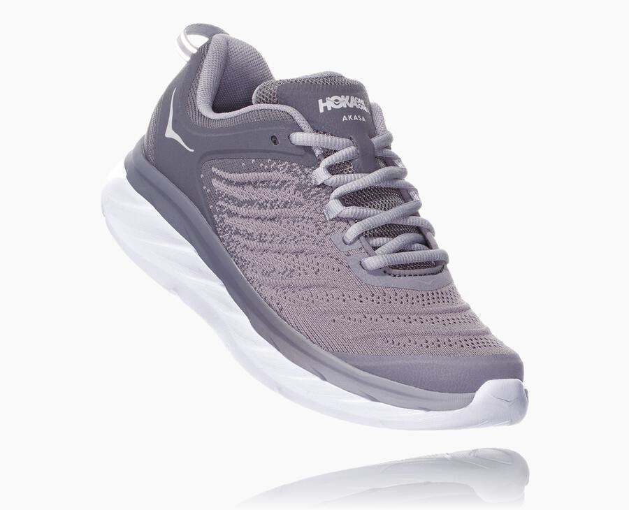 Hoka One One Akasa - Women Running Shoes - Grey,Australia RJB-306125